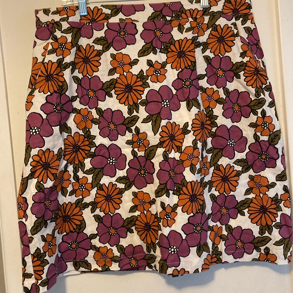 ModCloth X Princess Highway Floral Skirt